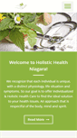 Mobile Screenshot of holistichealthniagara.com